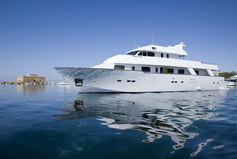From Pafos: Ocean Flyer VIP Cruise - Adults Only - Swim stops with noodles and kayaks