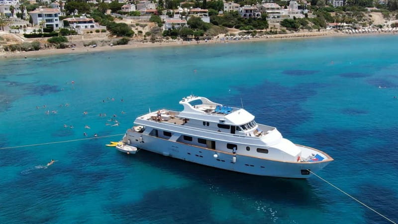 From Pafos: Ocean Flyer VIP Cruise - Adults Only - Space, service, and the adults-only atmosphere