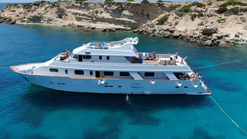 From Pafos: Ocean Flyer VIP Cruise - Adults Only - From hotel pickup to the marina