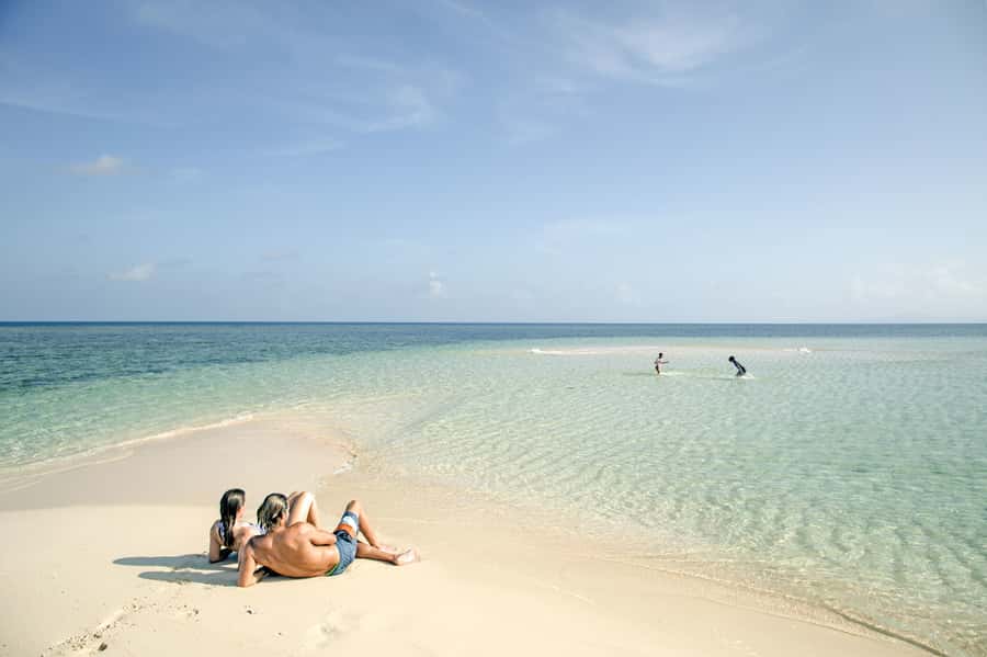 From Port Douglas: Outer Reef Cruise by Luxury Catamaran - First look at Mackay Cay and the Outer Reef