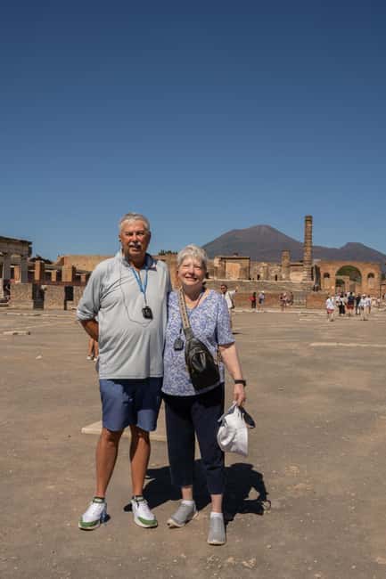 From Rome: Luxury Van Day Trip to Pompeii & Sorrento Lunch - Two hours inside Pompeii with a certified archaeologist