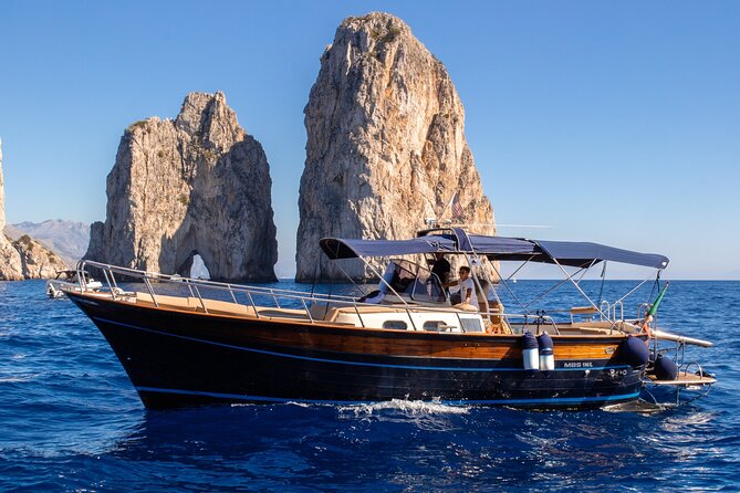 From Sorrento or Positano: Capri Island Private Boat VIP Tour - Three hours on Capri for lunch and town