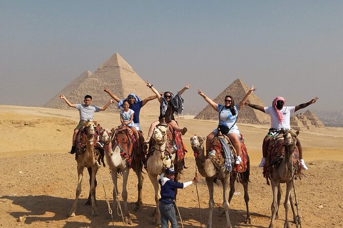 Giza Pyramids Private luxury tour, Lunch, Camel Ride & shopping - A private route to Egypt’s most famous monuments