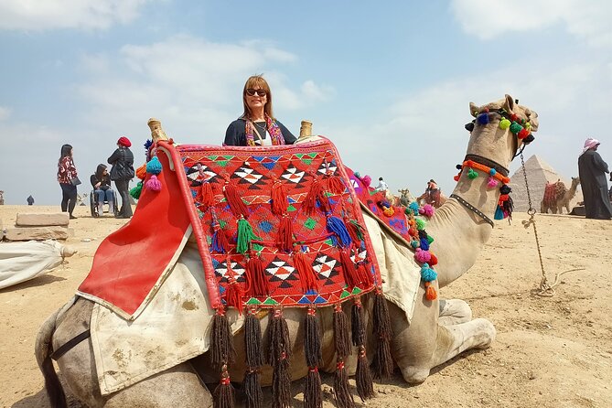 Giza Pyramids Private luxury tour, Lunch, Camel Ride & shopping - The camel ride is short, traditional, and optional