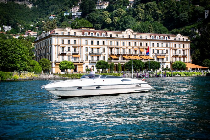 Grand Tour, 1h to 4h private luxury speedboat at Lake Como - Villa d’Este, celebrity homes, and the film connection