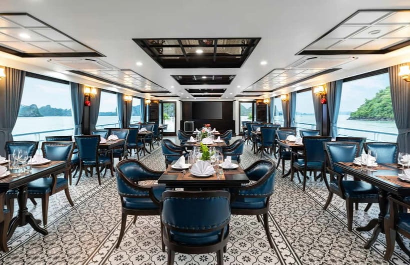 Ha Long Bay- Luxury Day Cruise, Lunch& Kayaking&Sunset party - Boarding at Halong International Port