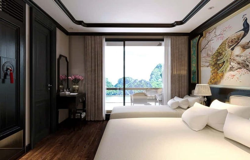 Ha Noi: Lan Ha Bay luxury cruise with private bancony, meals - Kayaking through Lan Ha Bay