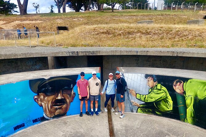 Half Day Luxury Private Guided Crater Rim Walk - Wartime defenses at the Awaroa Coastal Defence Battery