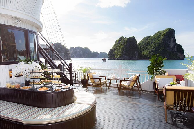 Halong Bay - Hera Cruise - All Inclusive Multi Days Tour - A traditional-style ship and the standard junior cabin