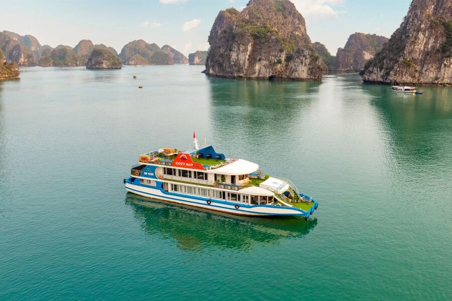Halong Bay: Luxury Day Cruise with Buffet, Kayak, Swim - Surprising Cave is a big first stop