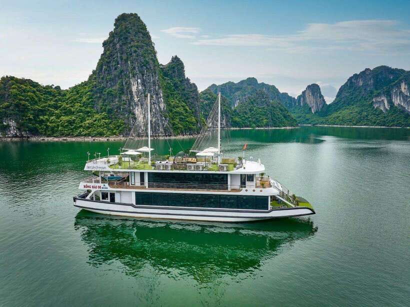Hanoi: Ha Long Bay Day Trip - Luxury Cruise & Buffet Lunch - Buffet lunch aboard the 5-star cruise