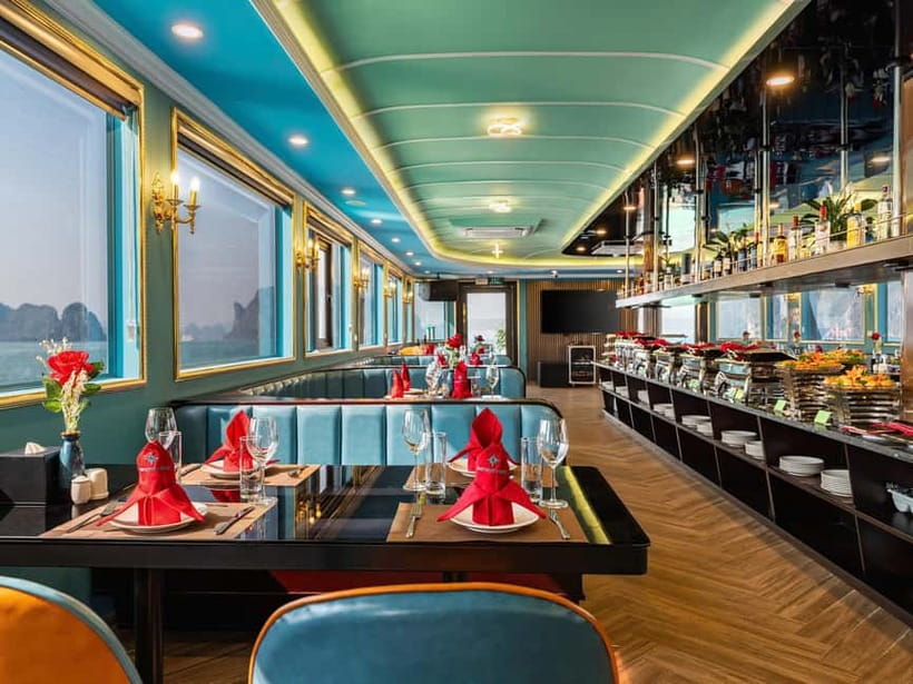 Hanoi: Ha Long Bay Full Day Trip - Amethyst Luxury Cruise - Lunch with seafood and vegetarian choices