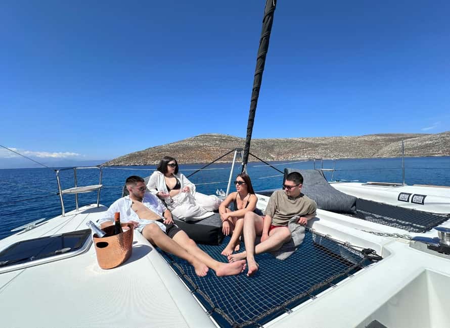 Heraklion Luxury Sailing Catamaran Dia Island | Gourmet Menu - What the Catamaran Is Really Like