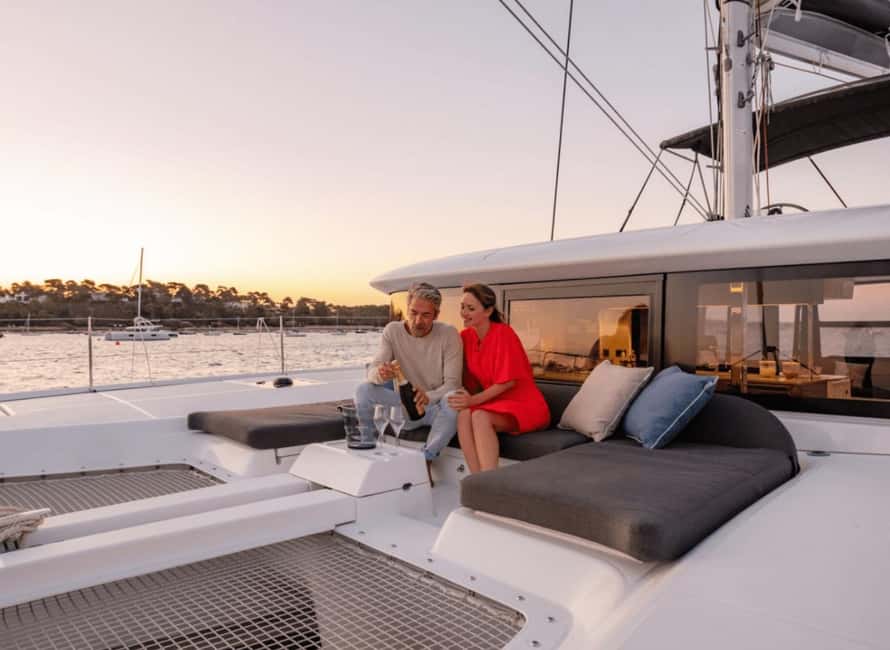 Heraklion Luxury Sailing Catamaran Dia Island | Gourmet Menu - Dia Island and the Quiet Bay