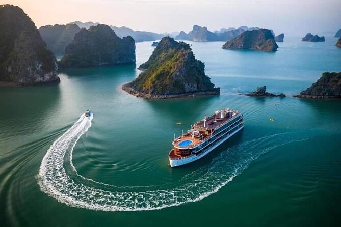 Heritage Cruises Best Luxury Cruise to Halong and Lan Ha Bay 2D1N - A boutique-style ship between two famous bays