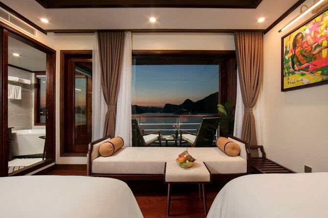 Heritage Cruises Best Luxury Cruise to Halong and Lan Ha Bay 2D1N - Checkout, brunch, and the return to shore