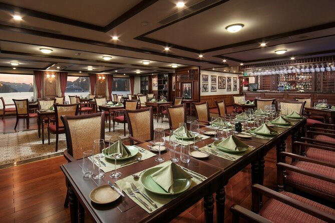 Heritage Cruises Best Luxury Cruise to Halong and Lan Ha Bay 2D1N - Afternoon at Ba Trai Dao or Tra Bau