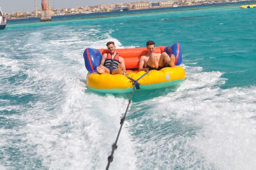 Hurghada: Luxury Cruise Trip to Orange Bay with Lunch - The first snorkel at Jazāir Jiftūn
