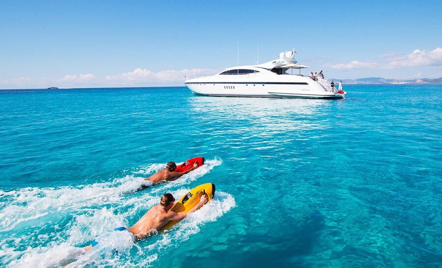 Ibiza: Beach and Cave Boat Tour with Luxury Water Toys - Key points to know before booking