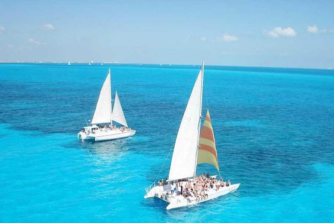 Isla Mujeres Catamaran Luxury Sailing Experience - Punta Sur, where the island faces the open sea