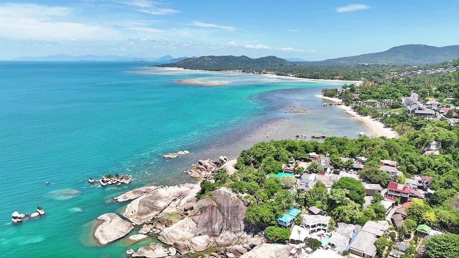 ISLAND TOUR VIP AROUND KOH SAMUI FULL DAY RARE SIGHTSEEING - Lad Koh Viewpoint over Chaweng Beach
