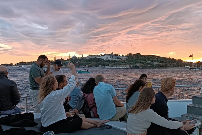 Istanbul Bosphorus Sunset Cruise on Luxury Yacht - Dolmabahçe and Çırağan, the Ottoman shore