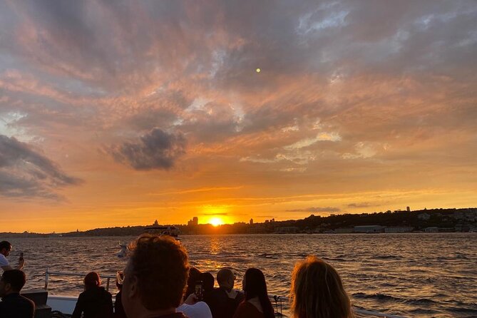 Istanbul Bosphorus Sunset Cruise with Wine on a Luxury Yacht - The European shore: palaces, mosques, and bridges