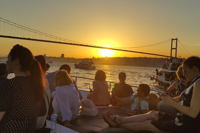 Istanbul Bosphorus Sunset Cruise with Wine on a Luxury Yacht - Price and overall value at $24.20