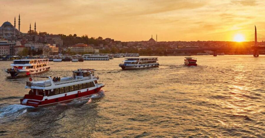 Istanbul: Private Bosphorus Cruise By Luxury Yacht - The opening pass by the Golden Horn and Galata