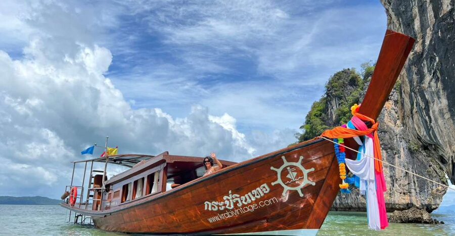 Krabi 4 island by luxury vintage boat sunrise / sunset - Snorkeling in Krabi’s clear coastal water