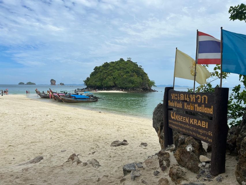 Krabi 4 island by luxury vintage boat sunrise / sunset - Phra Nang Cave and the spirit house