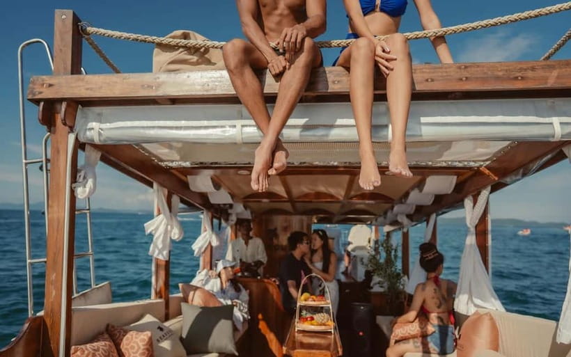 Krabi: 7 Island Tour by Luxury Longtail Boat with Snorkeling - Poda Island is the day’s real beach stop