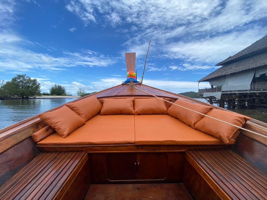 Krabi: Private Luxury Long-Tail Boat Tour to Hong Island - Cruising past Krabi’s limestone cliffs