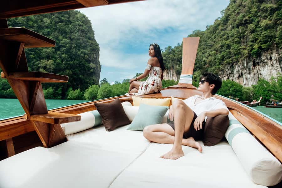 Krabi: Private Luxury Longtail Boat Island Hopping Tour - A private longtail boat instead of a crowded island shuttle