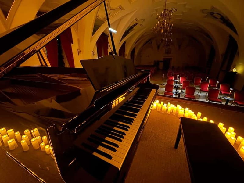 Krakow: Piano Trio Chopin & Friends Concert VIP with Wine - A program that moves from Canon to klezmer