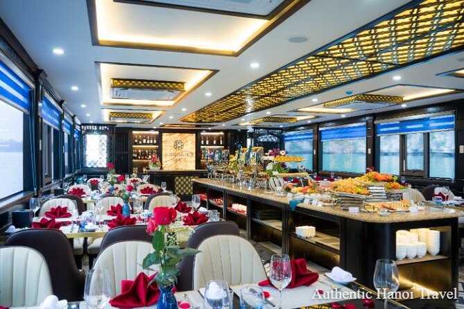 La Casta Daily Cruise - Luxury 5 Star Day Tour in Ha Long Bay - Buffet lunch, welcome drink, and sunset party