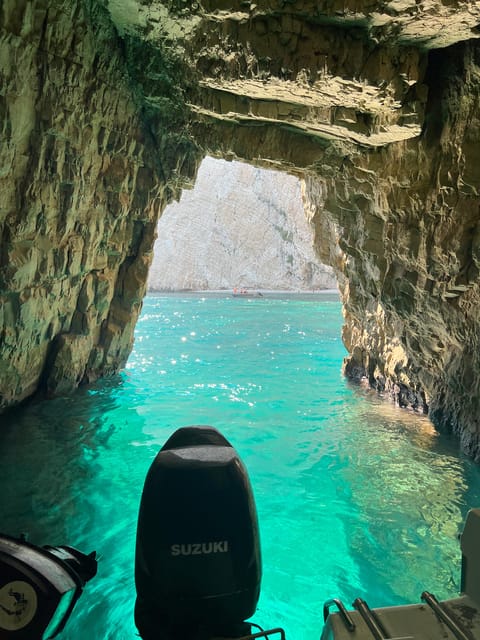 Laganas: Myzithres sunset experience with VIP speedboat - Myzithres gives this sunset trip its real reason to go