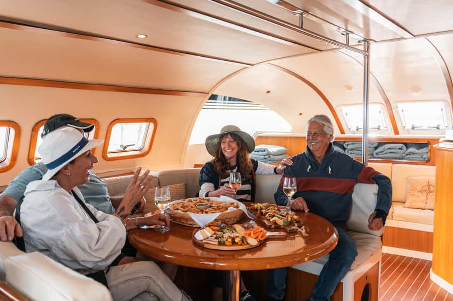 Lake Taupo: Luxury Sailing Catamaran to Māori Rock Carvings - Seeing the Māori Rock Carvings from the water