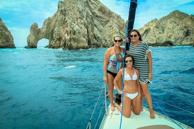 Lands End Luxury Sail and Snorkel Cruise in Cabo San Lucas - Family planning, child equipment, and water comfort