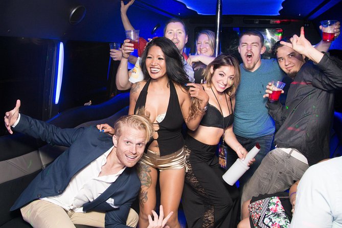 Las Vegas Nightclub or Pool Party Crawl with Luxury Party Bus - A night built around three rotating clubs
