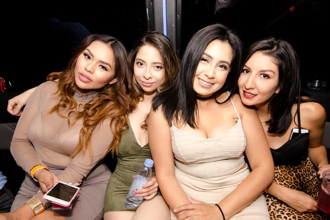 Las Vegas Nightclub or Pool Party Crawl with Luxury Party Bus - The party bus is the glue holding the night together