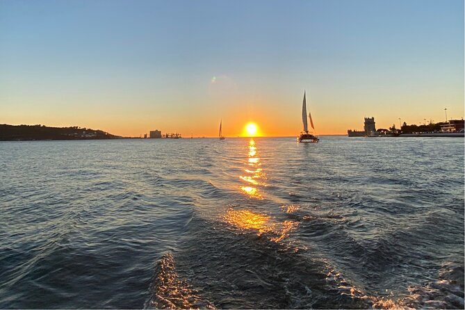 Lisbon: Catamaran Luxury Sunset and Wine Tour - Belém’s monuments from the water