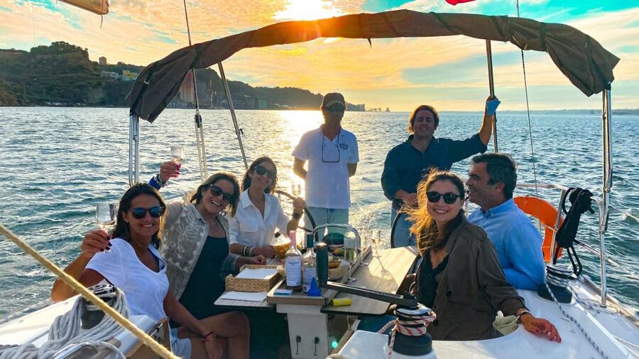 Lisbon: Luxury Private Sailing Boat Cruise on River Tagus - Lisbon’s hills, districts, and Cristo Rei
