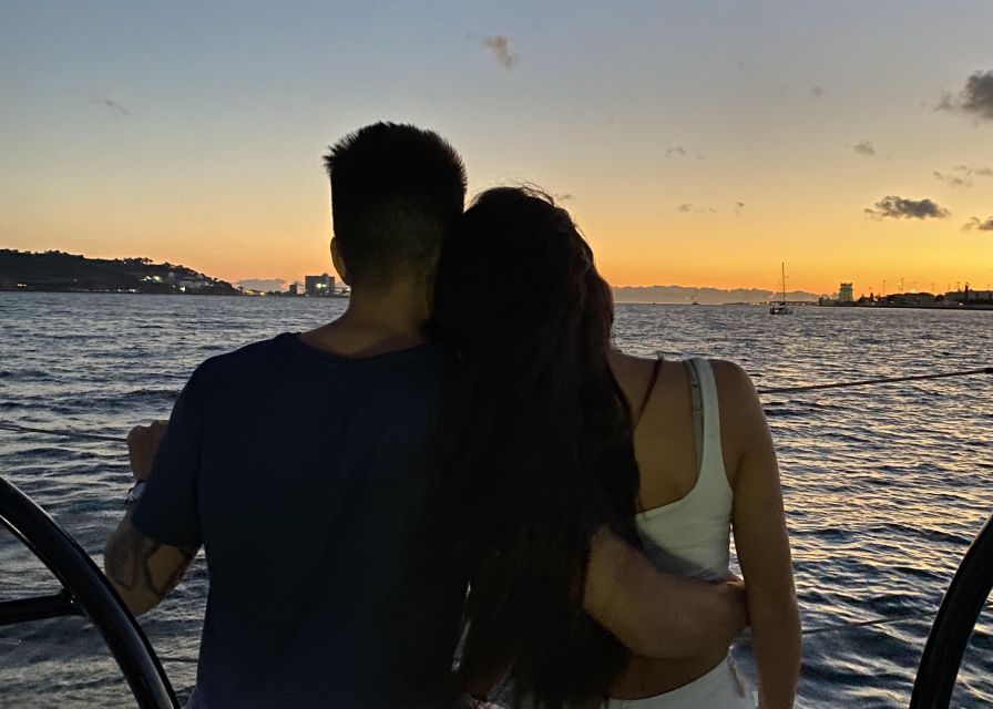 Lisbon: Private Tagus River Sunset Cruise on a Luxury Boat - Passing under the 25 de Abril Bridge