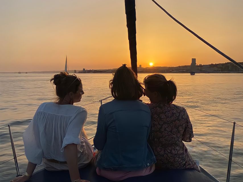 Lisbon: Private Tagus River Sunset Cruise on a Luxury Boat - Christ the King across the water