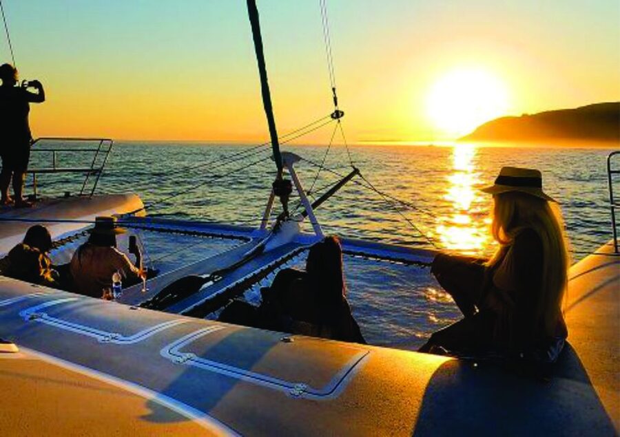 Lisbon: Sunset and Wine Luxury Catamaran Cruise - Boarding a Luxury Catamaran