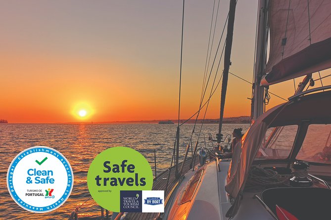 Lisbon Sunset Sailing Tour on Luxury Sailing Yacht with 2 Drinks - Central Lisbon from the water