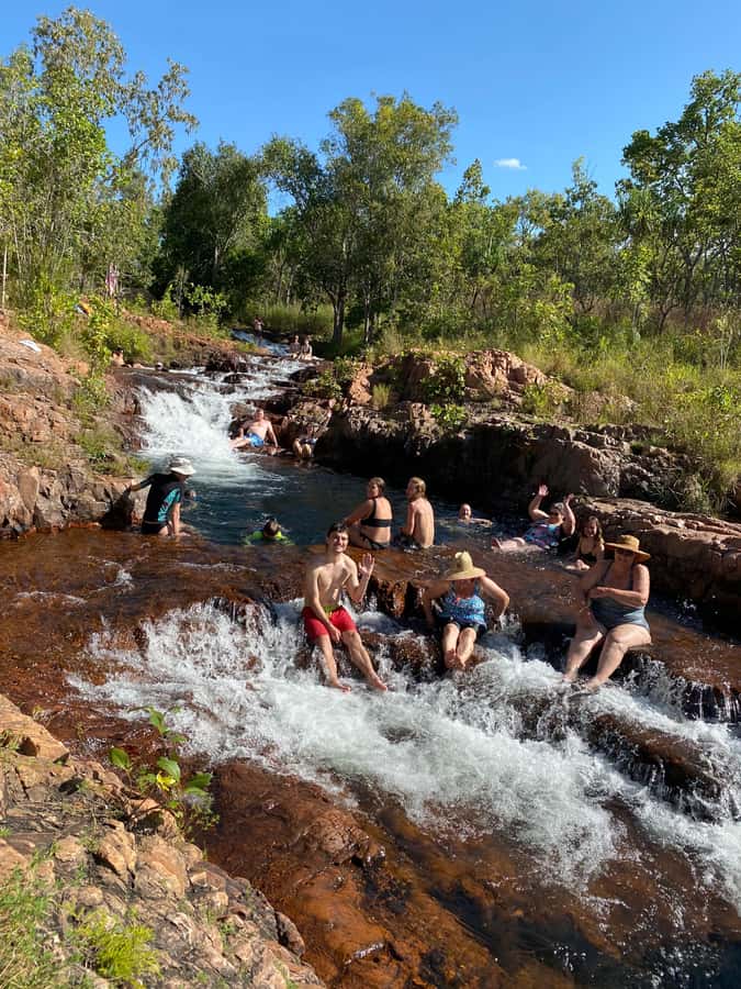 Litchfield VIP Tours, Litchfield National Park, Day Tours, - Wangi Falls combines water, views, and a little walking