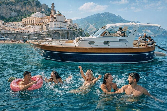 Luxury Amalfi Coast Boat Tour with Swim & Prosecco – Small Group - What the $239.10 price really covers