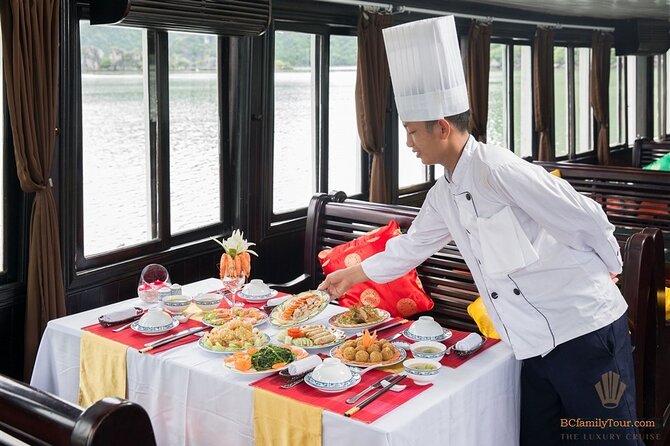 Luxury Bai Tu Long Cruise - Halong Day Trip from Hanoi - Lunch with Halong seafood